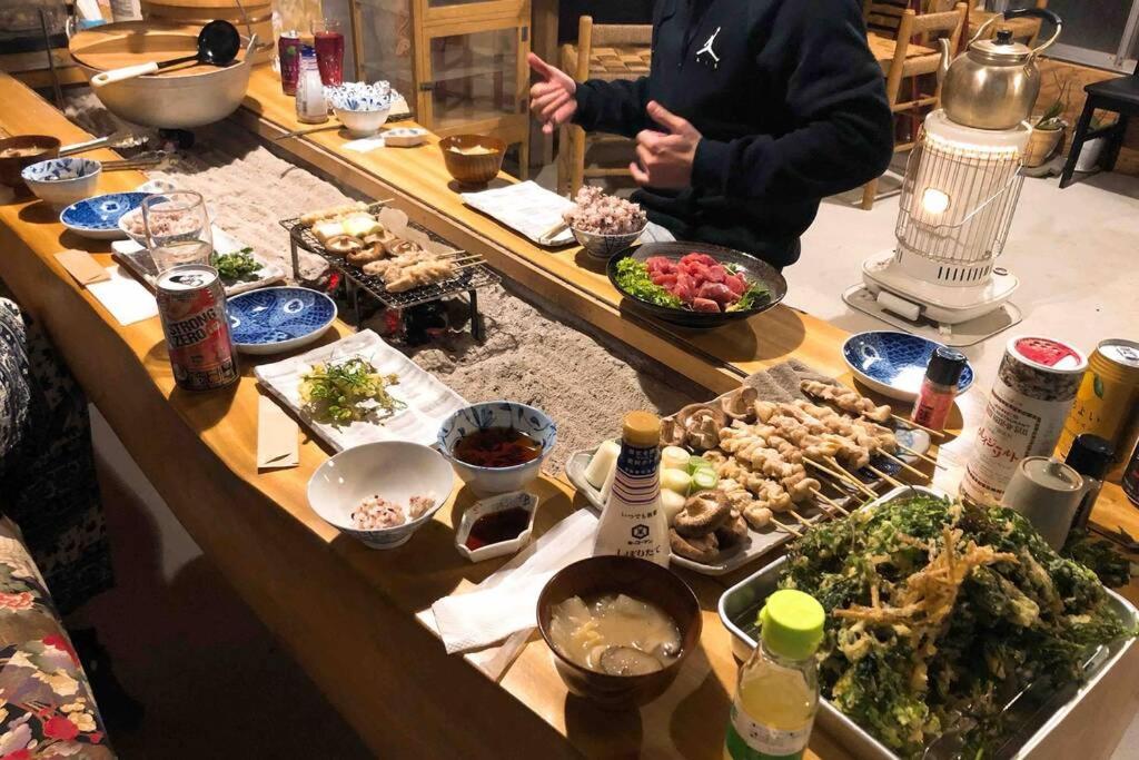 ゲストハウス+カフェわ　１日１組限定！ 築１００年の農家の古民家で宿泊体験、薪でお風呂沸かせます。焚き火もできます。 Kannami Εξωτερικό φωτογραφία