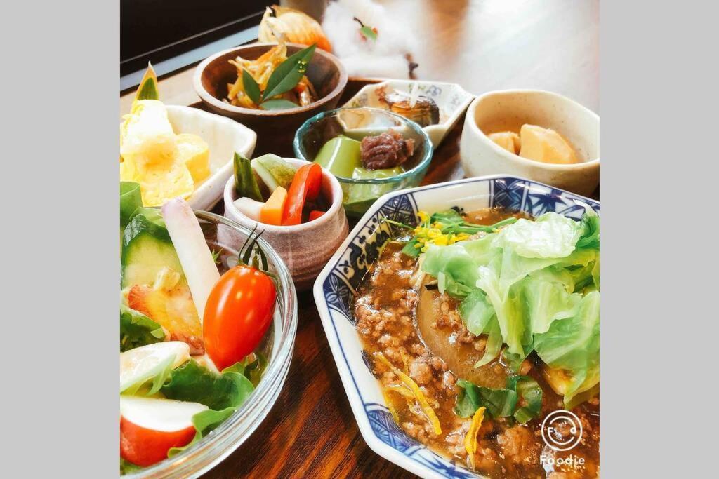 ゲストハウス+カフェわ　１日１組限定！ 築１００年の農家の古民家で宿泊体験、薪でお風呂沸かせます。焚き火もできます。 Kannami Εξωτερικό φωτογραφία